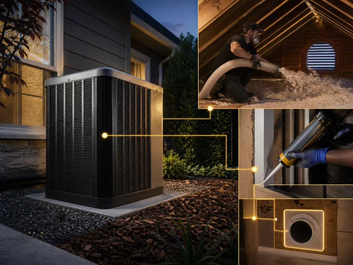 Home energy improvements planned together as one connected strategy
